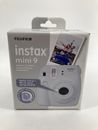 FujiFilm Instax Mini 9 "Polaroid" Camera with Selfie Mirror Smoky White