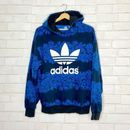Adidas Tops | Adidas Originals Blue Floral Hoodie Like Khloe | Color: Black/Blue | Size: Xs
