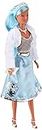 Simba 105733491 - Steffi Love Ice Glam, Puppe als Moderne Eisprinzessin mit Felljacke und zweilagigem Rock mit Schneeflocken, mit Zubehör