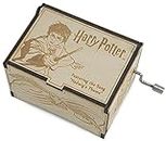 TheLaser'sEdge, Harry Potter Iconic with The Music of Hedwig's Theme, Personalizable Laser Engraved Music Box (Std Quote #1)