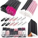 283 Pieces Makeup tools Kit Includes Plastic storage Organizer Box Hair Clips Eyeliner Brushes Mascara Wands and Lipstick Applicators For Lip (283A)