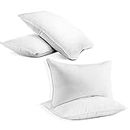 AJISH King Pillows Set of 4 - Super Soft Microfiber Pillows - Pillow for Neck Pain - Hotel Quality Pillows for Sleeping - Bed Pillows & Positioners - Easy Wash (20 x 36 Inch)