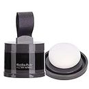 Sonew Hair Line Powder Hairline Beauty Cosmetics for Filling in Thinning Hair, Hairline Shadow Powder With a Puff and Mirror for Women and Men Use (Black)