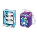 Ratna's Plastic Toy Refrigerator Role Play Household Kitchen Appliance Miniature Toy for Kids, Blue & Ratna's Washing Machine Toy Role Play Household Toys for Kids (Purple Colour)