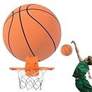 Silent Basketball Taille 5 – Ballon D'entraînement Intérieur Silencieux avec Panier | Basket-Ball Silencieux D'intérieur Haute Résilience | Ballon De Basket Silencieux Et Facile À Saisir