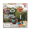 Chalk and Chuckles Art & Craft Kit for Kids - Make Your Own Bird Hanging, Age 8-14, DIY Kit, Best Gift for Boys, Girls 9, 10, 11, 12, 13 Years Old( Multicolour)
