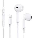 Wired Earphones for iPhone,in-ear HiFi stereo noise isolating earbuds,With volume control and microphone,Noise earphone Cancellation Compatible With iPhone 11/11 Pro/12/12 Pro/13/13 Pro/XR/X/SE/XS/8/7