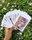 Mini-Polaroid Photo Print with Your Photos 2x3Inches I Add Text & Emojis | Gift (300 GSM Thick Paper, Multicolour (2x3Inches, 25)