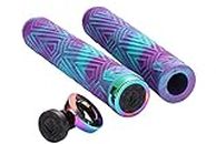 Envy Scooters Will Scott Hand Grips (Purple/Teal)