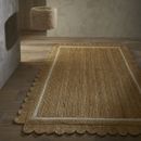 Alfombra de yute alfombra natural rectangular granja yute corredor aspecto rústico trenzado