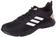 Adidas Men Mesh Racard M Running Shoe CBLACK/FTWWHT/HALGOL (UK-8)