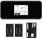 EVDO-LINK Bundle for Inseego 5G MiFi® M2100 Hotspot | Global 5G Mobile Portable WiFi with Case and Extra Battery for All Day Battery Compatible with Verizon