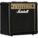 Marshall MG15G Guitar Combo Amplifer, Practice Amp Suitable for Electric Guitar - Black and Gold