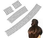 U Shape Hair Finishing Fixer Comb, Hair Pin U Shape Wavy Comb Clips, Invisible Broken Hair Clip Mini Bangs Holder Styling Tool, Insert Hairdressing Grip Clip, Women Girls Hairstyle Accessories (4PCS)