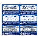 Dr. Bronner's Magic Soaps Pure-Castile Soap, All-One Hemp Peppermint, 5-Ounce Bars (Pack of 6) (variety pack) by Dr. Bronner's