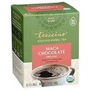 Teeccino Maca Chocolaté Herbal Tea - Rich & Roasted Herbal Tea That’s Caffeine Free & Prebiotic with Natural Energy from Adaptogenic Peruvian Maca, 10 Tea Bags