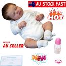 49CM Full Body Newborn Baby Doll Reborn Soft Silicone Flexible 3D Skin Dolls AU