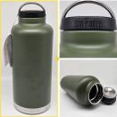 Klean Kanteen® 64 oz TKWide Insulated Water Bottle with Loop Cap - Green Color