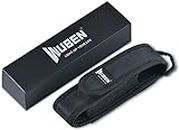 WUBEN Flashlight Holster LED Tactical Flash Light Nylon Pouch Holder Belt Adjustable Heavy Duty Flashlight Carry Case 5.5"x1.2" (Flashlight not Included)