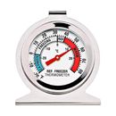 Refrigerador de temperatura de acero inoxidable termómetro indicador rojo gran diario