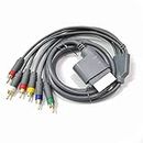 Ainmo 6ft Gold-plated HD TV Component Composite Cord AV Audio Video Cable for XBOX360/XBOX360 slim Console
