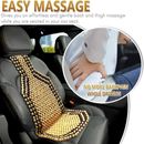 Zone Tech Automobile Car Wooded Beaded Comfortable Cover Natural✨a Seat P2V0