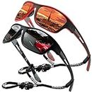 Lunettes de soleil polarisées pour hommes femmes/Cool Fishing Conduite Pêche Escalade lunettes Sunglasses UV400 Protection CAT.3