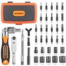 Ratcheting Screwdriver Set: KeenWise 38-in-1 Ratchet Screwdriver Tools Versatile Magnetic Tools for Mechanics and DIY Enthusiasts (2880A)