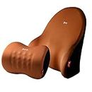 GiGi Memory Foam Back Lumbar Support and Headrest Pillow for Car - G-1671/1672 (Brown)