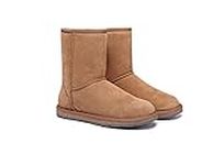 UGG AUSTRALIAN SHEPHERD Sheepskin Wool Boots Short Classic Suede Unisex Boots Chestnut AU Ladies 12 / AU Men 10 / EU 43