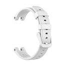 Compatible with Garmin Lily Bands, Women's Silicone Watchband Replacement Accessories for Garmin Lily Smartwatch (White)