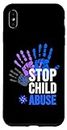 Carcasa para iPhone XS Max Camisa Stop Child Abuse - Concienciación sobre la prevención del abuso infantil