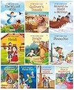 Story Books for Kids - World Classic (Abridged) (Set of 10 Books) (Illustrated) - Moral Stories - Bedtime Children Story Book - Read Aloud to Infants, Toddlers - Alice in Wonderland, …, Heidi, Jungle Book, Robinson Crusoe