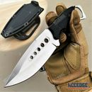 9" Fixed Blade Fishing Knife Full Tang Blade w/ Kydex Sheath Hunting Knife