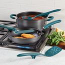 Rachael Ray Tools & Gadgets Lazy Spoon & Flexi Turner Kitchen Utensils Set, 3-Piece, Teal Nylon in Green/Blue | Wayfair 47913