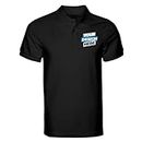 Pranboo® Custom Polo Shirts for Men, Design Your Own Shirts, Personalized Golf Shirts Add Text Image Photos丨2XL Black