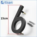 15cm House Number Outdoor Letters Digital #0-9 Door Alphabet Exterior House Number 6 Inches Numbers