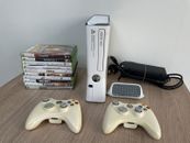 Hochglanzweiß Xbox 360 S Slim 250GB Konsole Limited Edition Bundle X 10 Spiele