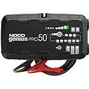 NOCO GENIUSPRO50, 50A Smart Battery Charger, 6V, 12V and 24V Portable Car Battery Charger, Battery Maintainer, Trickle Charger and Desulfator for Automotive, Marine, Truck, AGM and Lithium Batteries