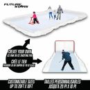 Complete ICE Skating Rink DIY 10' x 20' no tools setup FREE SHIPPING from CANADA