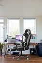 REKART Ergonomic Gaming Chair with Footrest, P.U Moulded Foam, Adjustable Arm Rest | Multi-Functional Office Chair | 175 Degree Recline Comfortable & Durable | MF5 White