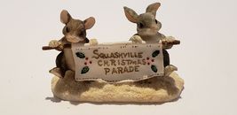 SILVESTRI Charming Tails Squashville "Christmas Parade Banner” with Box