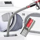 Sealegend Dryer Vent Cleaner Kit Compatible with Dyson Dryer Lint Vacuum Attachment Removes Deep Lint Adapter Compatible with Dyson V7 V8 V10 V11 V12 V15 etc Cordless Vacuum Cleaner