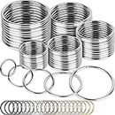 DIY Crafts 5 Pcs, Gold XX-Large, O Ring Silver Metal Non-Welded O Ring for Macrame Camping Belt Dog Leashes Hardware Bags and More Craft Project Colour Novelty (5 Pcs, Gold XX-Large)