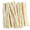 MS PET HOUSE Chew Stick Treats for Dogs 60 Sticks Twisted Rawhide Chew Sticks for Dog, Calcium Chew Sticks, Rawhide Dog Treat, Promote Dental Health Safe, and Entertaining Treat.