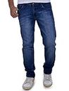 Ben Martin Men's Regular Fit Stretchable 32 Size Dark Blue Cotton Denim Jeans Pant for Men, JJ3-1