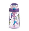 Contigo children's drinking bottle Easy Clean Autospout with straw, BPA-free robust water bottle, 100% leak-proof, easy to clean, ideal for daycare, school and sports, 420 ml, Purple, Green, Blue