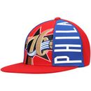 Men's Mitchell & Ness Red Philadelphia 76ers Hardwood Classics Big Face Callout Snapback Hat
