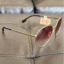 Burberry Accessories | Burberry Gloucester Be3115 1109 Sunglasses Women's Gold/Brown Polar | Color: Brown/Gold | Size: Os