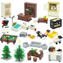 Lego Compatible City Friends MOC Mini Figures Home Accessories Furniture Minifig